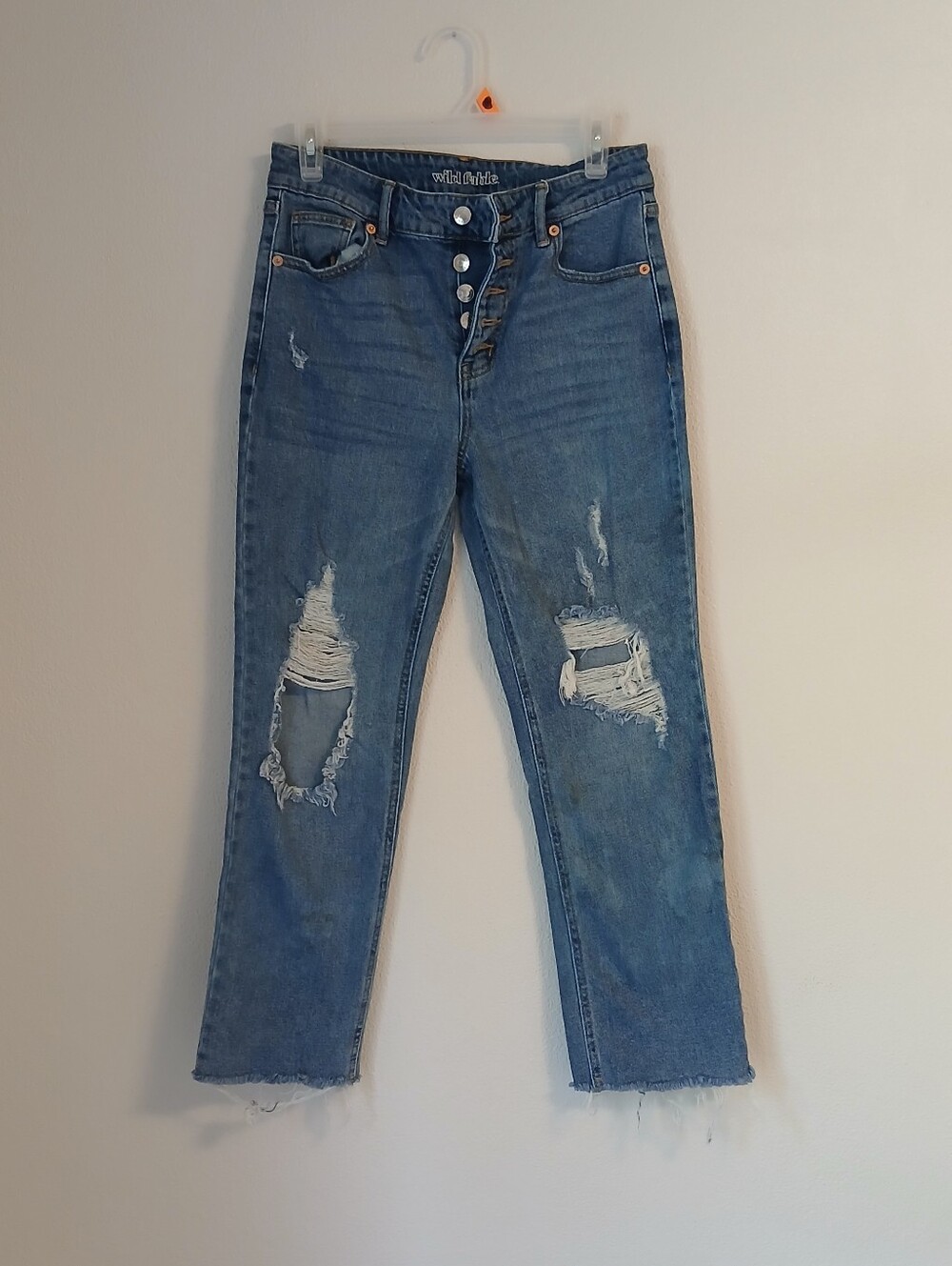 Women's Wild Fable High-rise Straight Leg Jeans Size 6
